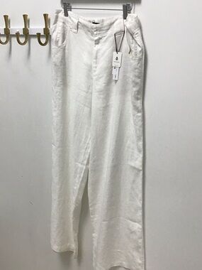 Sanctuary White Linen pant